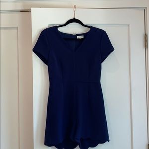Navy blue romper